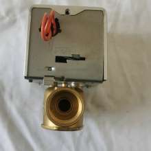 Brass electric two-way valve .Three-wire one-control electric valve .AC220V fan coil two-way valve