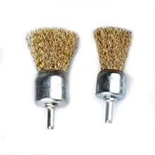 Factory direct steel wire brush for grinding, rust removal and polishing with handle wire brush for electric grinding head polishing brush for electric grinding head