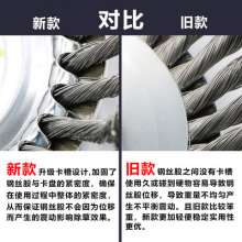 Lawn mower cutting head, weeding head cutting wheel, twisted wire bowl-shaped wire wheel, wire rust removal and weeding disc accessories