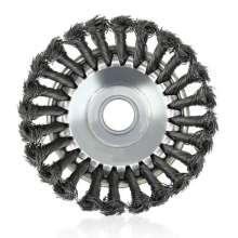 Lawn mower cutting head, weeding head cutting wheel, twisted wire bowl-shaped wire wheel, wire rust removal and weeding disc accessories