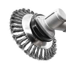 Lawn mower cutting head, weeding head cutting wheel, twisted wire bowl-shaped wire wheel, wire rust removal and weeding disc accessories