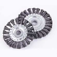 Factory direct sale of twisted wire flat wire brush, fine strand steel wire wheel angle grinder, special welding spot removal, welding seam polishing
