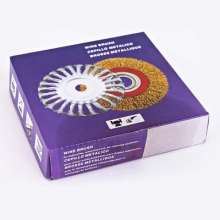 Fine-strand twisted wire steel wire wheel Flat steel wire wheel Machine flat steel wire wheel Grinding and rust removal steel wire brush Twisted wire