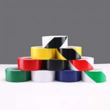 PVC black and yellow warning tape. Warning signs. Warning tape. Warehouse clean workshop logo zebra crossing glue wear-resistant color floor glue customization