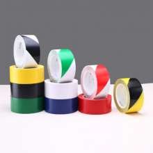 PVC black and yellow warning tape. Warning signs. Warning tape. Warehouse clean workshop logo zebra crossing glue wear-resistant color floor glue customization