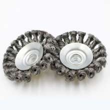 Twisted wire disc type wire wheel Special wire brush for angle grinder Derusting, polishing and grinding