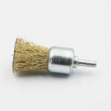 Factory direct 3PC wire brush set, flat rod bowl brush, grinding head, polishing, rust and deburring