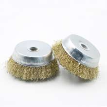 Factory direct sale angle grinder special bowl type wire wheel stainless steel wire wheel metal grinding and rust removal wire brush manufacturer