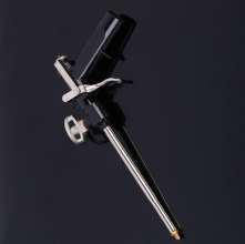 All-aluminum styrofoam glue gun. All-metal foam glue gun. Polyurethane iron styrofoam gun gun style. Glue gun