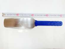 Brick knife, double-sided brick knife with blue handle, brick knife, masonry knife, trowel