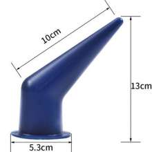 Soft glue gun structure glue nozzle soft glue nozzle elbow glue nozzle outer wall large glue nozzle. Big curved mouth. Soft rubber nozzle