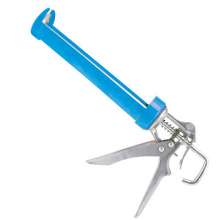 Show picture glass glue gun caulking gun. Aluminum alloy rotary caulking, labor-saving thickened glue gun