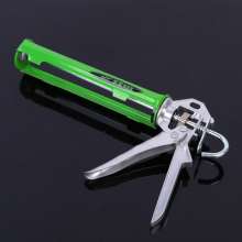 Rotating glass caulking gun. Non-beauty joint tool aluminum alloy structure pressure. Glue gun
