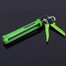 Rotating glass caulking gun. Non-beauty joint tool aluminum alloy structure pressure. Glue gun