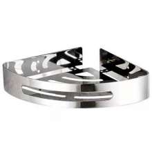 Manufacturer 304 stainless steel thickened bathroom corner rack free punching toilet tripod wall rack