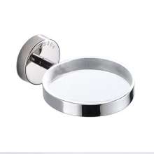 Manufacturer bathroom 304 stainless steel toilet brush holder with glass cup toilet hotel toilet cleaning brush holder set