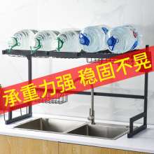 Kitchen Stainless Steel Sink Rack Drain Basket Dish Storage Rack Sink Dishwashing Place Table Chopsticks Dish Storage Rack Manufacturer