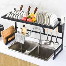 Kitchen Stainless Steel Sink Rack Drain Basket Dish Storage Rack Sink Dishwashing Place Table Chopsticks Dish Storage Rack Manufacturer