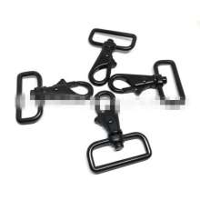 Manufacturers luggage hardware accessories zinc alloy dog buckle multi-specification electrophoresis dumb black hook buckle custom all kinds of hook buckle