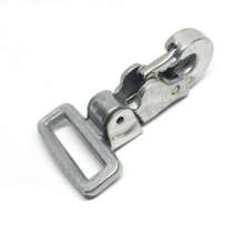 Aluminum alloy hook buckle Tactical belt buckle Customized high-strength pull dog dinosaur buckle