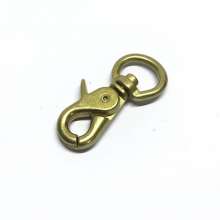 Factory luggage hardware handbag accessories dog buckle zinc alloy clamp buckle customized female bag gilt five-point hook buckle