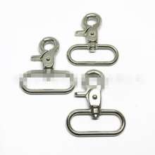Factory direct sales of high-quality zinc alloy clamp buckle Customized various specifications of luggage handbags webbing hardware hook buckle