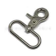 Factory direct sales of high-quality zinc alloy clamp buckle Customized various specifications of luggage handbags webbing hardware hook buckle