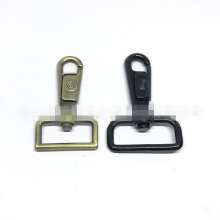Luggage hardware accessories electrophoresis black hook buckle Customized multi-specification zinc alloy inch half-denier dog hook buckle