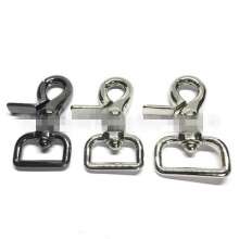 Supply of luggage and handbag hardware accessories hanging plated clamp buckle, rotating hook, multiple specifications, zinc alloy dog buckle keychain