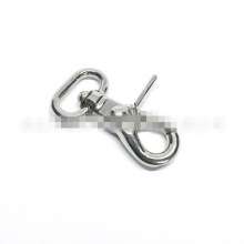 Supply of luggage and handbag hardware accessories hanging plated clamp buckle, rotating hook, multiple specifications, zinc alloy dog buckle keychain