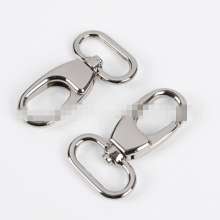 Manufacturers supply luggage hardware leather accessories hanging plating hook buckle zinc alloy hook buckle custom high-end keychain