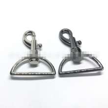 Manufacturers supply hardware handbags luggage accessories zinc alloy dog buckle hanging gun buckle rotating hook shoulder strap buckle
