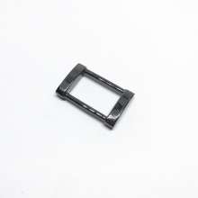 Factory direct supply of luggage and handbag hardware accessories Hanging plating 6-point I-shaped button Zinc alloy square button Die-cast square button