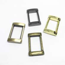 Factory direct supply of luggage and handbag hardware accessories Hanging plating 6-point I-shaped button Zinc alloy square button Die-cast square button