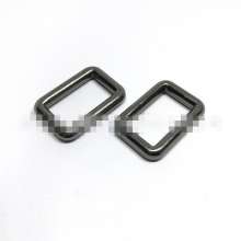 Luggage hardware accessories round wire zinc alloy die-casting square buckle square ring custom rectangular mouth buckle
