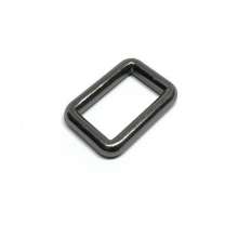 Luggage hardware accessories round wire zinc alloy die-casting square buckle square ring custom rectangular mouth buckle