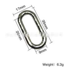 Manufacturers supply luggage hardware and handbag accessories, alloy buckle, die-cast buckle, oval long ring, word buckle