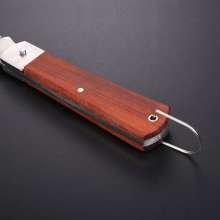 Yasaiqi Electrician's Knife. 8600 8601Straight elbow special cable electrician Multifunctional special folding old-fashioned wooden handle peeling knife