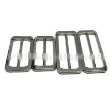 Factory direct supply hardware luggage accessories Zinc alloy Japanese-shaped buckle Men's bag metal buckle webbing buckle three-speed adjustment buckle