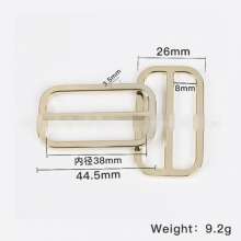 Die-cast metal Japanese-shaped buckle Customized wear buckle Three-speed buckle Shoulder strap adjustment buckle