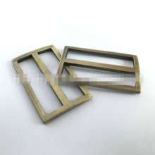 Luggage and handbag accessories Adjustable shoulder strap buckle Square adjustment metal Japanese-shaped buckle Three-speed adjustment zinc alloy buckle