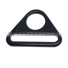 Manufacturers supply luggage hardware accessories, shoulder strap hanging buckle, strap webbing adjustment buckle, black round hole triangle buckle