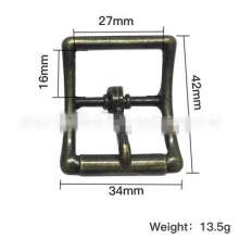 Luggage and handbag hardware accessories Zinc alloy die-casting retro Japanese pin buckle Handbag die-casting needle through barrel adjustment buckle
