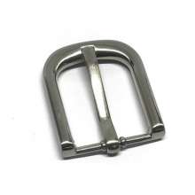Manufacturers supply luggage hardware leather accessories shoulder strap die-cast zinc alloy pin buckle 6-minute pin buckle Horseshoe buckle