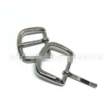 Manufacturers sell alloy Japanese pin buckle luggage metal buckle 25mm pin sharp buckle pin buckle 1 inch pin buckle horseshoe buckle