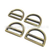 Factory direct supply Luggage hardware accessories die-casting alloy High-end hardware Flat D buckle Customized handbag half ring