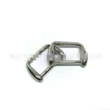Factory direct supply handbag D-ring D buckle no round line D-shaped buckle luggage bag semi-circle ring 6 points die-cast zinc alloy D ring