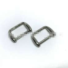 Factory direct supply handbag D-ring D buckle no round line D-shaped buckle luggage bag semi-circle ring 6 points die-cast zinc alloy D ring