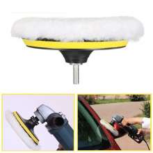 Polishing wool wheel Wool wheel 2/3/4/5/6/7 inch back fleece wool disc 180 self-adhesive wool ball polishing disc
