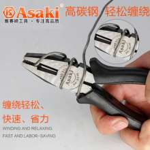 Yasaiqi American 8051Cantonese-style long-nosed pliers American Cantonese-style diagonal-nosed pliers. American Cantonese handle. Wire cutters